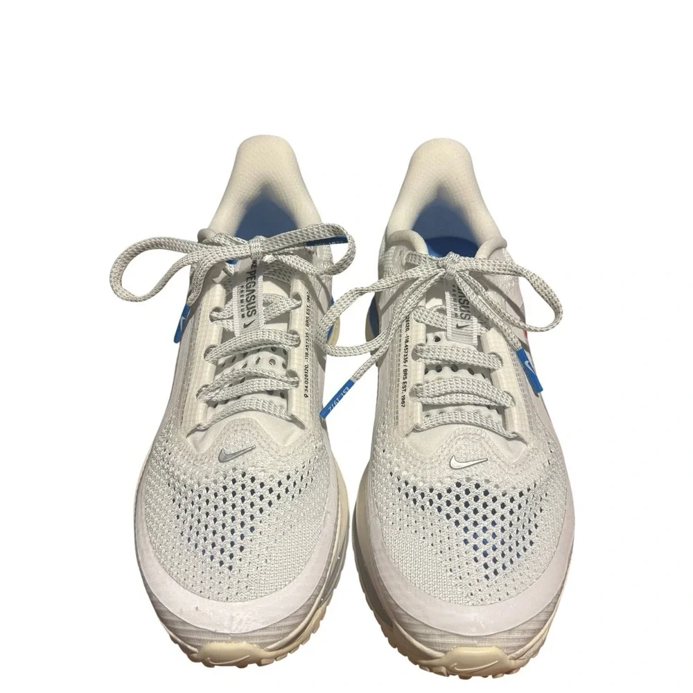 Nike Pegasus Premium Women's Size 6.5 White Red Blue Running Shoe